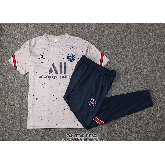 Chandal del Paris Saint-Germain Manga Corta 2021/2022 Gris